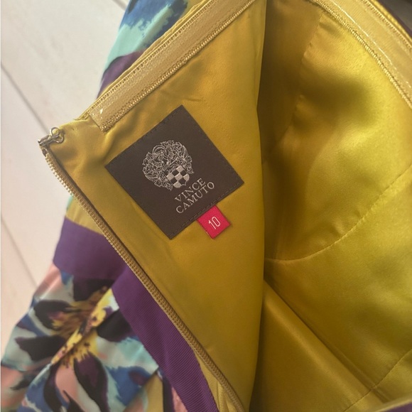 Vince Camuto Yellow and Purple Floral Dress - Picture 6 of 13